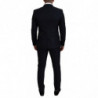Abito Slim Fit MARTINI Seta Lana Blu Fantasia - IT48 - M