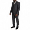 Abito grigio SICILIA slim fit 3 pezzi - IT52 - L
