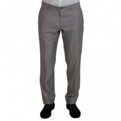 Abito slim fit 3 pezzi in lana seta argento - IT54 - XL