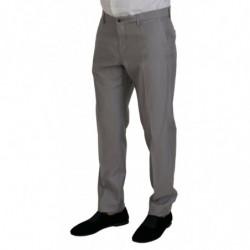 Abito slim fit 3 pezzi in lana seta argento - IT54 - XL