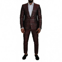 Abito slim fit bordeaux...