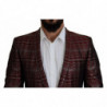Abito slim fit bordeaux argento ORO - IT50 - L