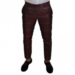 Abito slim fit bordeaux argento ORO - IT50 - L