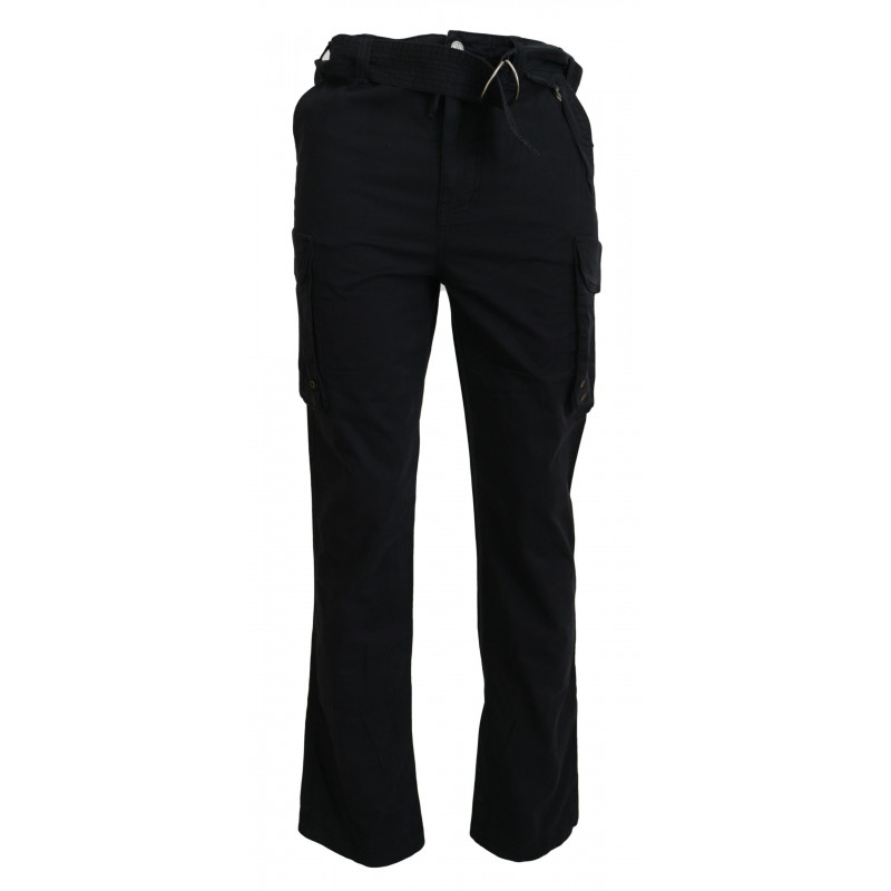 Pantaloni cargo da uomo con cintura nera - IT44 - XS