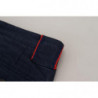 Pantaloni eleganti casual da uomo dal taglio dritto cotone blu - W38