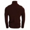 Maglione pullover dolcevita in lana bordeaux - IT48 - M