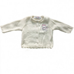 Completo per neonati Hello Kitty - Colore Bianco - 1 mese
