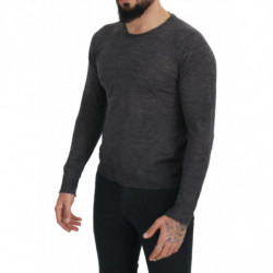 Maglione pullover girocollo grigio - IT48 - M