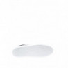 Sneakers in Pelle Nera con Logo Argento - EU44/US11