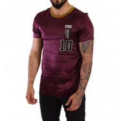 T-shirt girocollo con ricamo Sport 10 viola - IT46 - S