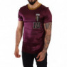 T-shirt girocollo con ricamo Sport 10 viola - IT46 - S