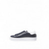 Sneakers in Pelle Blu con Logo Argento - EU45/US12