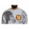 Maglione felpato pullover girocollo in cotone bianco - IT46 - S