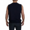 T-shirt canotta senza maniche scollo V cotone nero - IT62 - 5XL