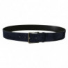 Cintura fibbia logo argento pelle velluto blu navy - 90 CM / 36 INCHES