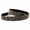 Cintura logo grigio pelle stampa marmorizzata nera - 90 CM / 36 INCHES