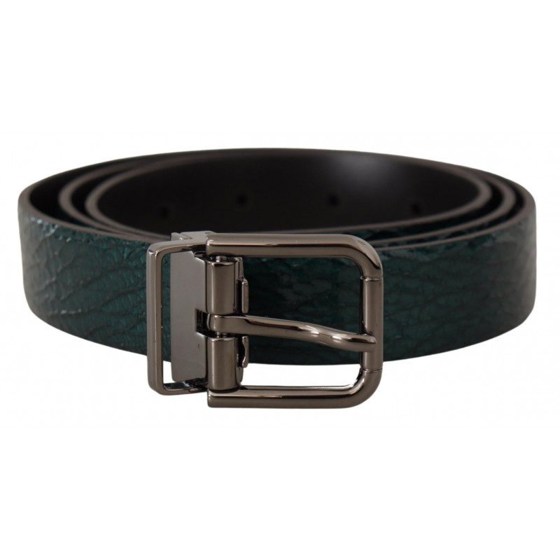 Abito casual pelle verde vernice foglia cintura - 90 CM / 36 INCHES