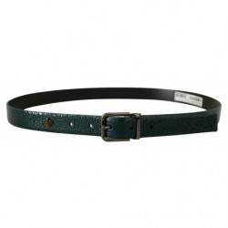 Abito casual pelle verde vernice foglia cintura - 90 CM / 36 INCHES