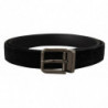 Cintura fibbia metallo logo tono argento velluto nero - 95 CM / 38