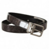 Cintura vernice fibbia vernice glitter Goccia nera - 90 CM / 36 INCHES