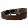 Cintura fibbia classica metallo logo pelle marrone - 90 CM / 36 INCHES