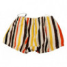 Shorts Hot Pants in cotone a righe multicolori - IT40-S