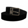 Cintura fibbia metallo cromato velluto nero - 90 CM / 36 INCHES