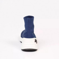 Sneaker con fodera in tessuto blu - EU44/US11