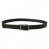 Cintura fibbia metallo cromato tono argento pelle nera - 80 CM / 32