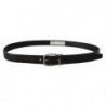 Cintura fibbia metallo logo cromato pelle nera - 95 CM / 38 INCHES