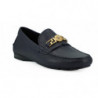 Mocassini in pelle di vitello blu navy - EU45/US12