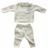 Completo per neonati Hello Kitty - Colore Bianco - 9 mesi