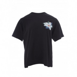 T-shirt nera in cotone...