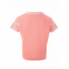 T-shirt Rosa In Cotone Con Logo A Contrasto - S