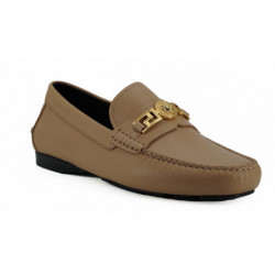 Mocassini in pelle di vitello beige - EU45/US12
