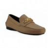 Mocassini in pelle di vitello beige - EU45/US12