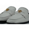 Scarpe basse ciabatte in pelle di vitello bianca - EU36/US6