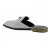 Scarpe basse ciabatte in pelle di vitello bianca - EU37/US7