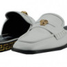 Scarpe basse ciabatte in pelle di vitello bianca - EU37/US7