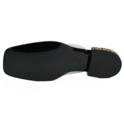 Scarpe basse ciabatte in pelle di vitello bianca - EU37/US7