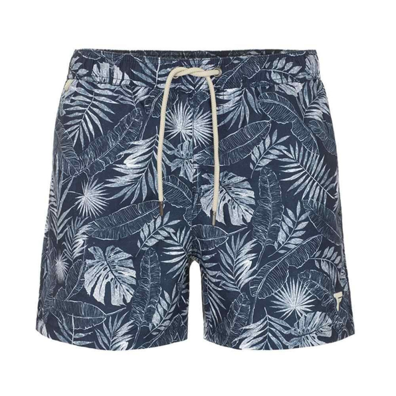 Costume da bagno in poliestere blu - 3XL