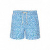 Costume da bagno in poliestere azzurro - 3XL