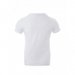 T-shirt Bianca in Cotone con Logo Camouflage Applicato - XS