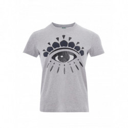 T-shirt in cotone grigio...