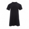 Mini abito con maglietta in cotone nero - S