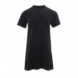 Mini abito con maglietta in cotone nero - S