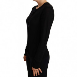 Maglione STAFF Nero Girocollo in Lana - IT44-L