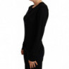 Maglione STAFF Nero Girocollo in Lana - IT44-L