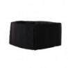 Cintura in vita decorata con cristalli in ottone di seta nera - IT42-M
