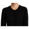 Maglione STAFF Nero Girocollo in Lana - IT44-L